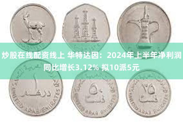 炒股在线配资线上 华特达因：2024年上半年净利润同比增长3.12% 拟10派5元