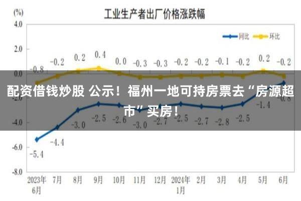 配资借钱炒股 公示！福州一地可持房票去“房源超市”买房！