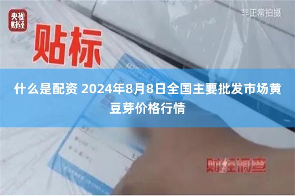 什么是配资 2024年8月8日全国主要批发市场黄豆芽价格行情