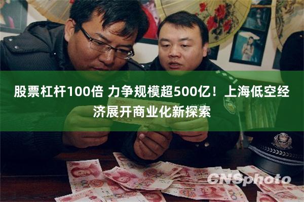 股票杠杆100倍 力争规模超500亿！上海低空经济展开商业化新探索