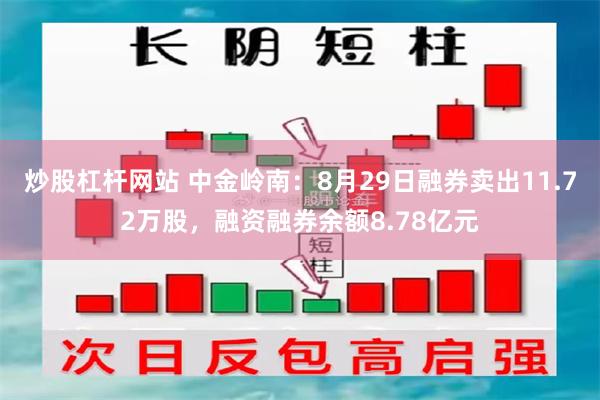 炒股杠杆网站 中金岭南：8月29日融券卖出11.72万股，融资融券余额8.78亿元