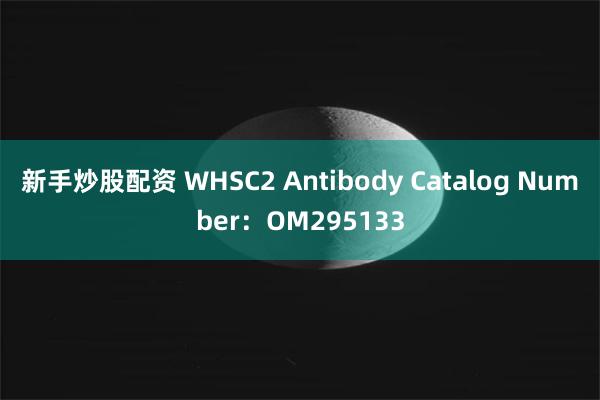 新手炒股配资 WHSC2 Antibody Catalog Number：OM295133