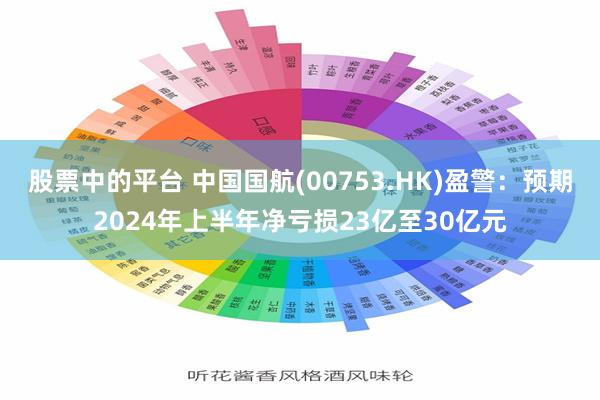 股票中的平台 中国国航(00753.HK)盈警：预期2024年上半年净亏损23亿至30亿元