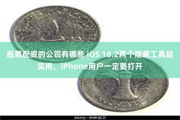 股票配资的公司有哪些 iOS 18.2两个隐藏工具超实用，iPhone用户一定要打开