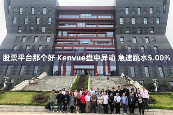 股票平台那个好 Kenvue盘中异动 急速跳水5.00%