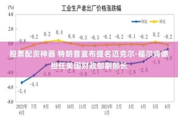 股票配资神器 特朗普宣布提名迈克尔·福尔肯德担任美国财政部副部长